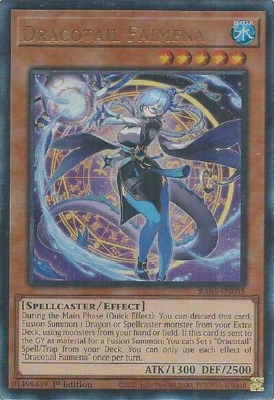 Dracotail Faimena (Ultimate Rare) [RA05-EN035-UmR]
