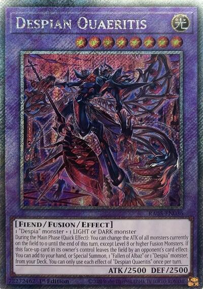 Despian Quaeritis (Platinum Secret Rare) [RA05-EN036-PlSR]