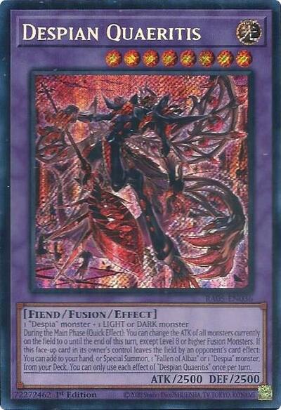 Despian Quaeritis (Secret Rare) [RA05-EN036-SeR]