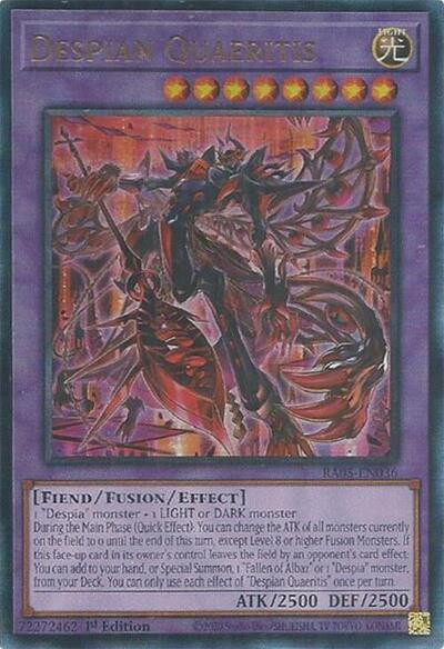 Despian Quaeritis (Ultimate Rare) [RA05-EN036-UmR]