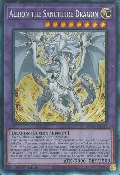 Albion the Sanctifire Dragon (Collector's Rare) [RA05-EN037-CR]