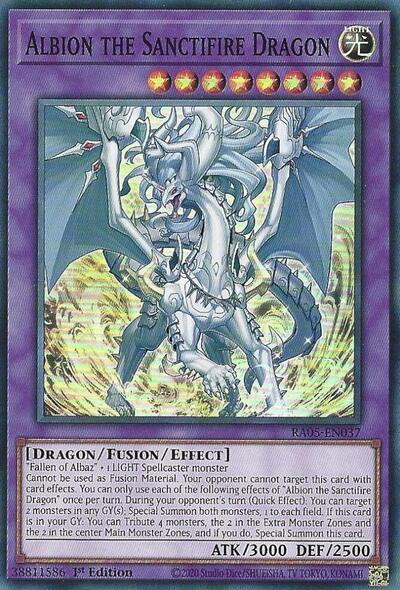 Albion the Sanctifire Dragon (Super Rare) [RA05-EN037-SuR]