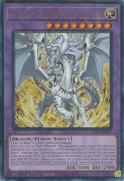 Albion the Sanctifire Dragon (Ultimate Rare) [RA05-EN037-UmR]
