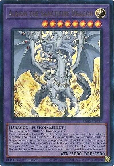 Albion the Sanctifire Dragon (Ultra Rare) [RA05-EN037-UR]