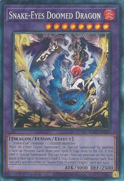 Snake-Eyes Doomed Dragon (Collector's Rare) [RA05-EN039-CR]