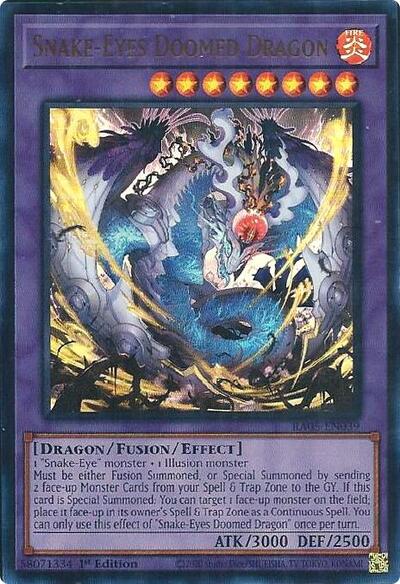 Snake-Eyes Doomed Dragon (Ultra Rare) [RA05-EN039-UR]