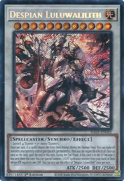 Despian Luluwalilith (Secret Rare) [RA05-EN042-SeR]