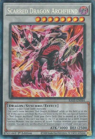 Scarred Dragon Archfiend (Collector's Rare) [RA05-EN044-CR]