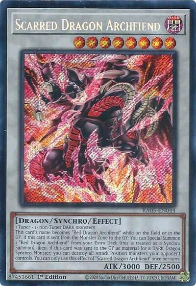 Scarred Dragon Archfiend (Secret Rare) [RA05-EN044-SeR]