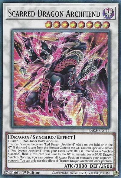 Scarred Dragon Archfiend (Super Rare) [RA05-EN044-SuR]