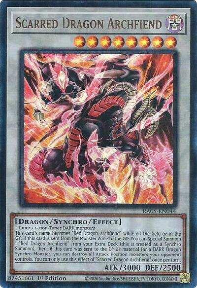 Scarred Dragon Archfiend (Ultra Rare) [RA05-EN044-UR]