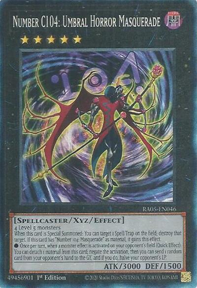 Number C104: Umbral Horror Masquerade (Collector's Rare) [RA05-EN046-CR]