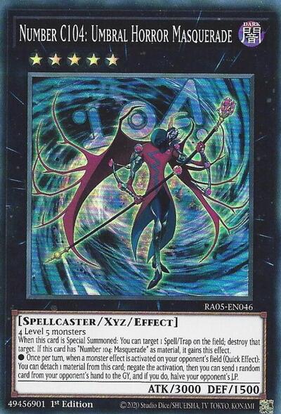 Number C104: Umbral Horror Masquerade (Super Rare) [RA05-EN046-SuR]