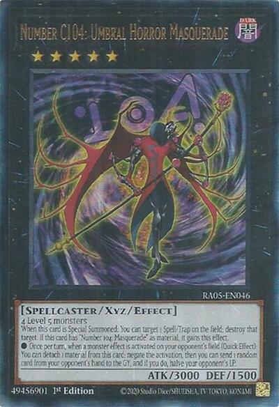 Number C104: Umbral Horror Masquerade (Ultimate Rare) [RA05-EN046-UmR]