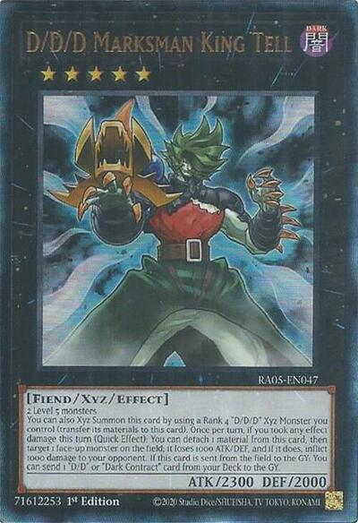 D/D/D Marksman King Tell (Ultimate Rare) [RA05-EN047-UmR]