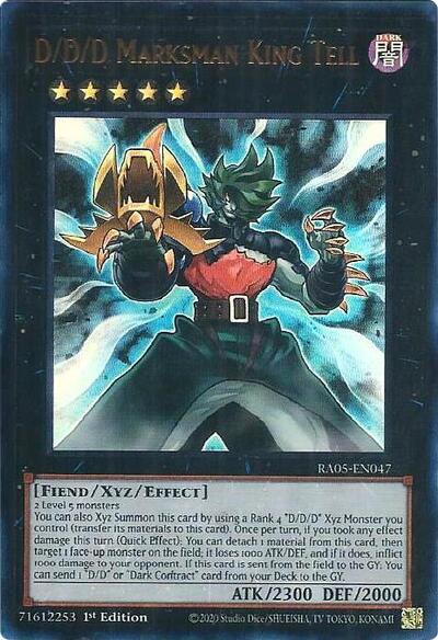 D/D/D Marksman King Tell (Ultra Rare) [RA05-EN047-UR]