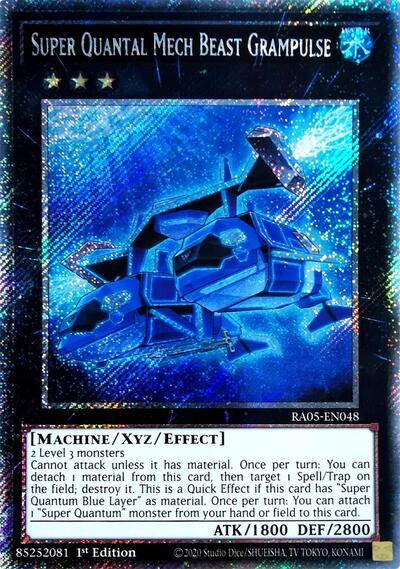 Super Quantal Mech Beast Grampulse (Platinum Secret Rare) [RA05-EN048-PlSR]