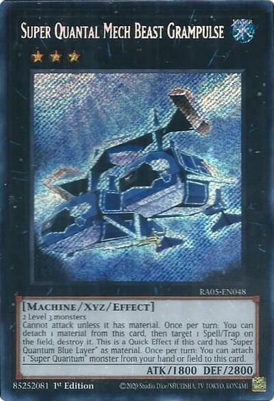 Super Quantal Mech Beast Grampulse (Secret Rare) [RA05-EN048-SeR]