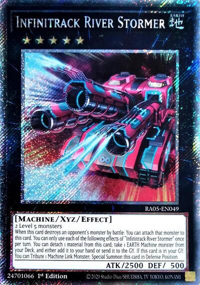 Infinitrack River Stormer (Platinum Secret Rare) [RA05-EN049-PlSR]