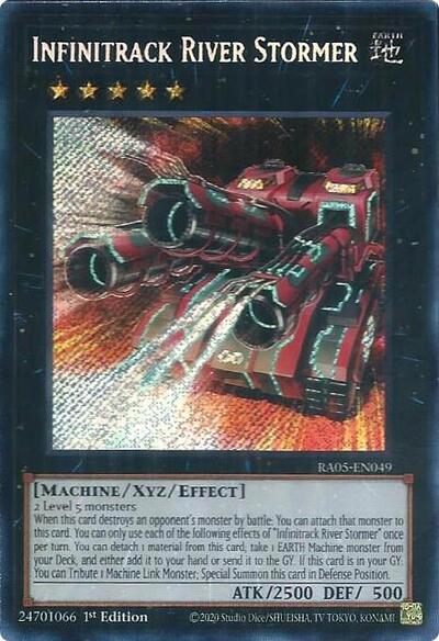 Infinitrack River Stormer (Secret Rare) [RA05-EN049-SeR]