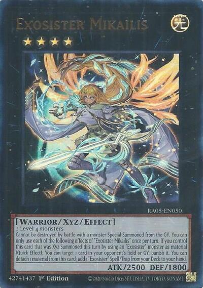 Exosister Mikailis (Ultra Rare) [RA05-EN050-UR]