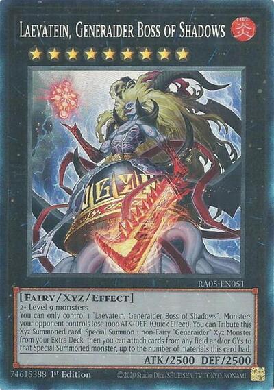 Laevatein, Generaider Boss of Shadows (Collector's Rare) [RA05-EN051-CR]