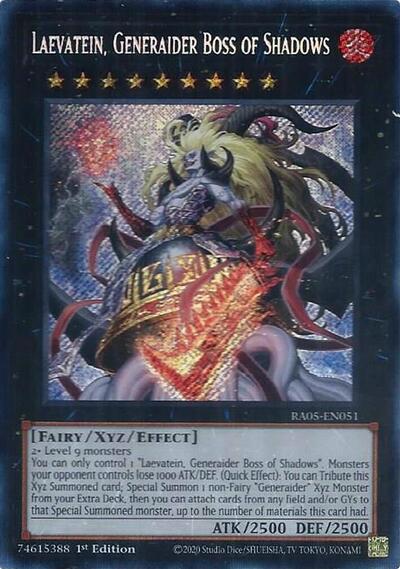 Laevatein, Generaider Boss of Shadows (Secret Rare) [RA05-EN051-SeR]