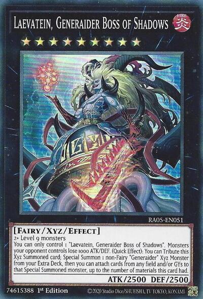 Laevatein, Generaider Boss of Shadows (Super Rare) [RA05-EN051-SuR]