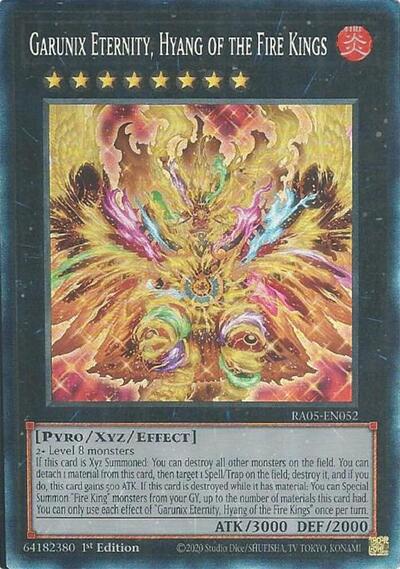 Garunix Eternity, Hyang of the Fire Kings (Collector's Rare) [RA05-EN052-CR]