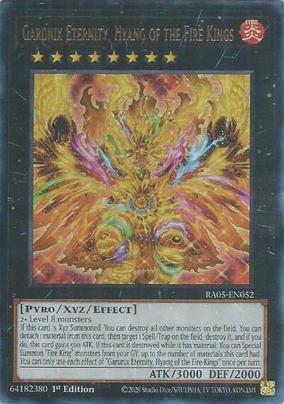 Garunix Eternity, Hyang of the Fire Kings (Ultimate Rare) [RA05-EN052-UmR]