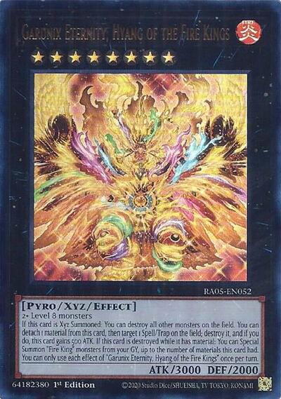 Garunix Eternity, Hyang of the Fire Kings (Ultra Rare) [RA05-EN052-UR]