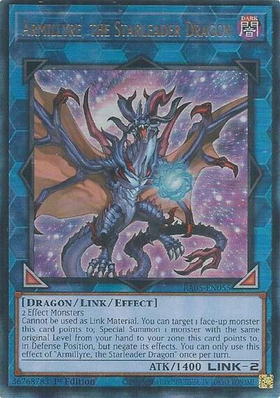Armillyre, the Starleader Dragon (Ultimate Rare) [RA05-EN055-UmR]
