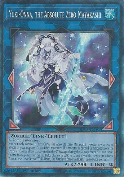 Yuki-Onna, the Absolute Zero Mayakashi (Collector's Rare) [RA05-EN057-CR]