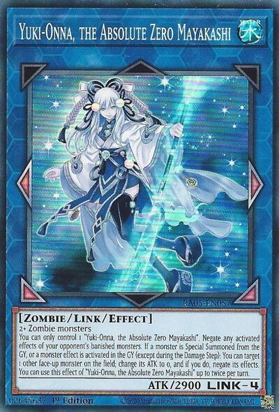 Yuki-Onna, the Absolute Zero Mayakashi (Super Rare) [RA05-EN057-SuR]