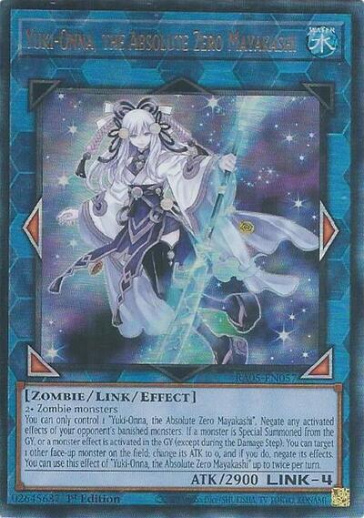 Yuki-Onna, the Absolute Zero Mayakashi (Ultimate Rare) [RA05-EN057-UmR]