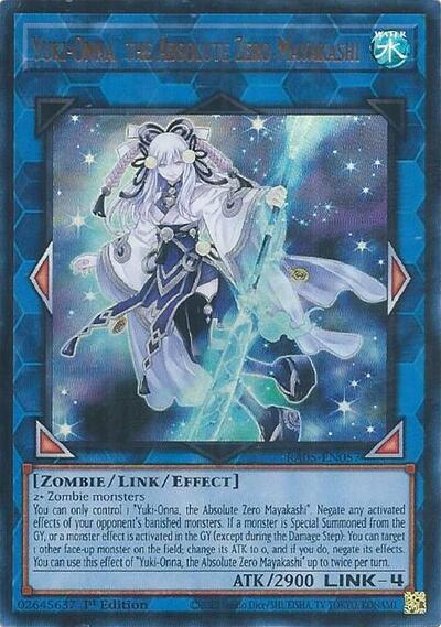 Yuki-Onna, the Absolute Zero Mayakashi (Ultra Rare) [RA05-EN057-UR]