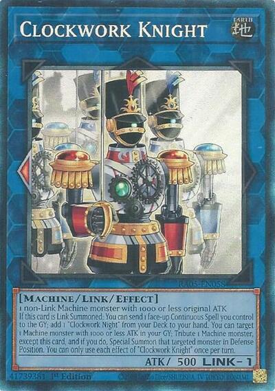 Clockwork Knight (Collector's Rare) [RA05-EN058-CR]