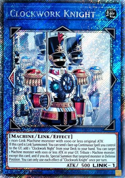Clockwork Knight (Platinum Secret Rare) [RA05-EN058-PlSR]