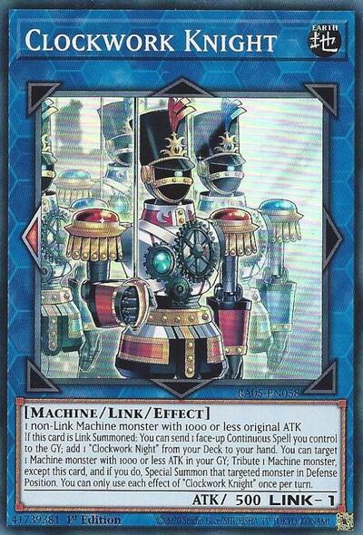 Clockwork Knight (Super Rare) [RA05-EN058-SuR]