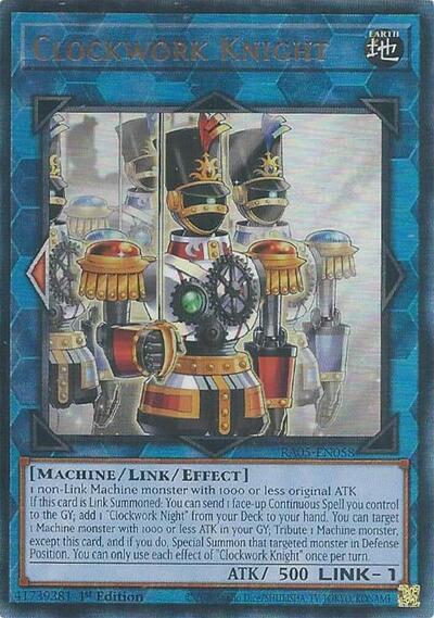 Clockwork Knight (Ultimate Rare) [RA05-EN058-UmR]