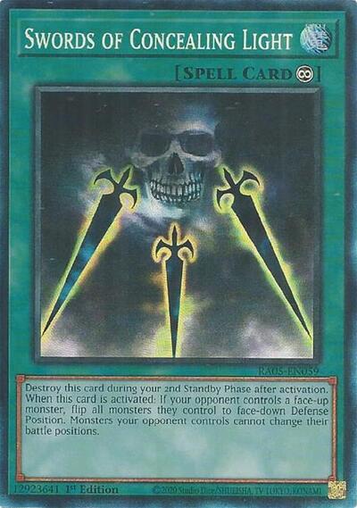 Swords of Concealing Light (Collector's Rare) [RA05-EN059-CR]