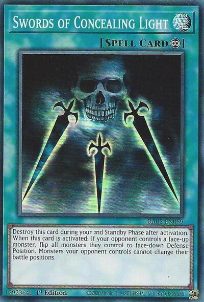 Swords of Concealing Light (Super Rare) [RA05-EN059-SuR]