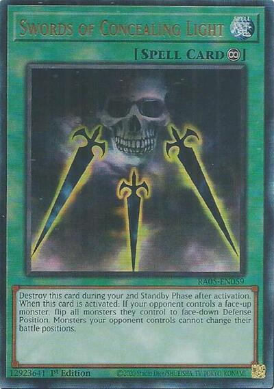 Swords of Concealing Light (Ultimate Rare) [RA05-EN059-UmR]