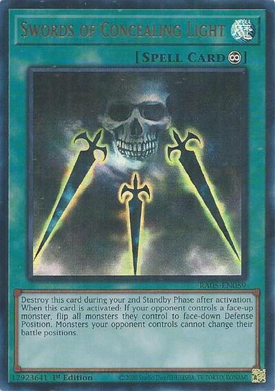 Swords of Concealing Light (Ultra Rare) [RA05-EN059-UR]
