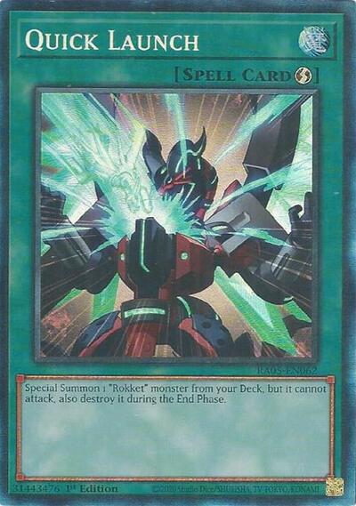 Quick Launch (Collector's Rare) [RA05-EN062-CR]