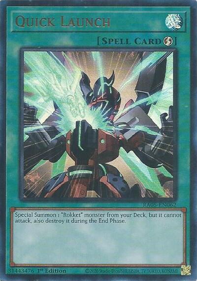 Quick Launch (Ultra Rare) [RA05-EN062-UR]