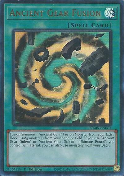 Ancient Gear Fusion (Ultra Rare) [RA05-EN063-UR]