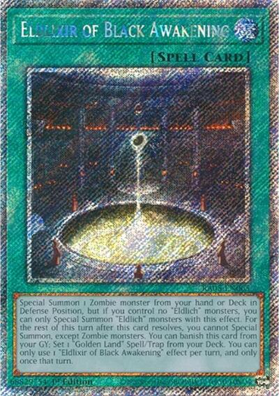 Eldlixir of Black Awakening (Platinum Secret Rare) [RA05-EN065-PlSR]