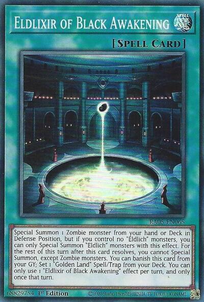 Eldlixir of Black Awakening (Super Rare) [RA05-EN065-SuR]