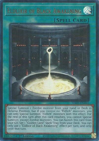 Eldlixir of Black Awakening (Ultra Rare) [RA05-EN065-UR]